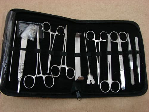 DISSECTING MEDICAL STUDENT KIT ANATOMY BIOLOGY STAINLESS